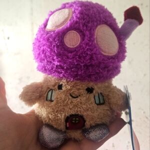 NWT Chris The Purple Mushroom Bumbumz 4.5" Fairy Garden Bumz By Russ